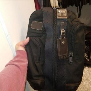 Tumi canvas backpack